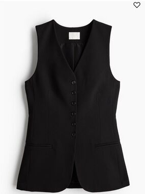 H&M VISCOSE-BLEND SUIT VEST NWT- Large